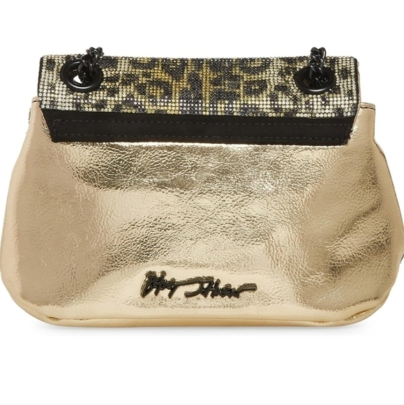 NEW Betsey Johnson Shine Art Convertible Leopard Shoulder Bag MSRP $108 NWT - Picture 2 of 11